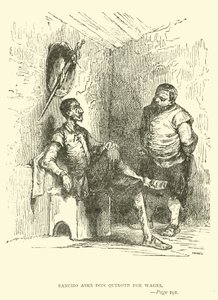 Sancho chiede a Don Chisciotte il salario da John Gilbert